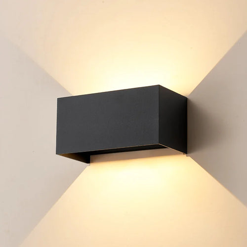 Aluminum LED Wall Lamp Outdoor Waterproof IP65 Interior Wall Light 12W24W Porch Garden Lights Living Room Street Stairs Lighting